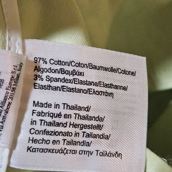 Brooks Brothers Womens Light Green 346 Natalie Fit Dress Pants Size 4 Cotton Ble - Picture 10 of 16